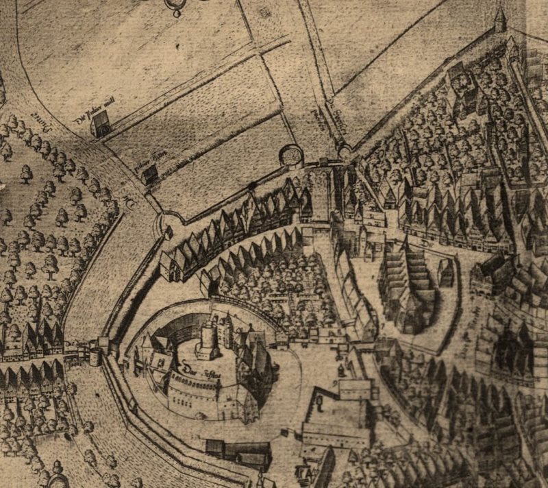 Stadtplan von 1599, © Stadtmuseum Oldenburg