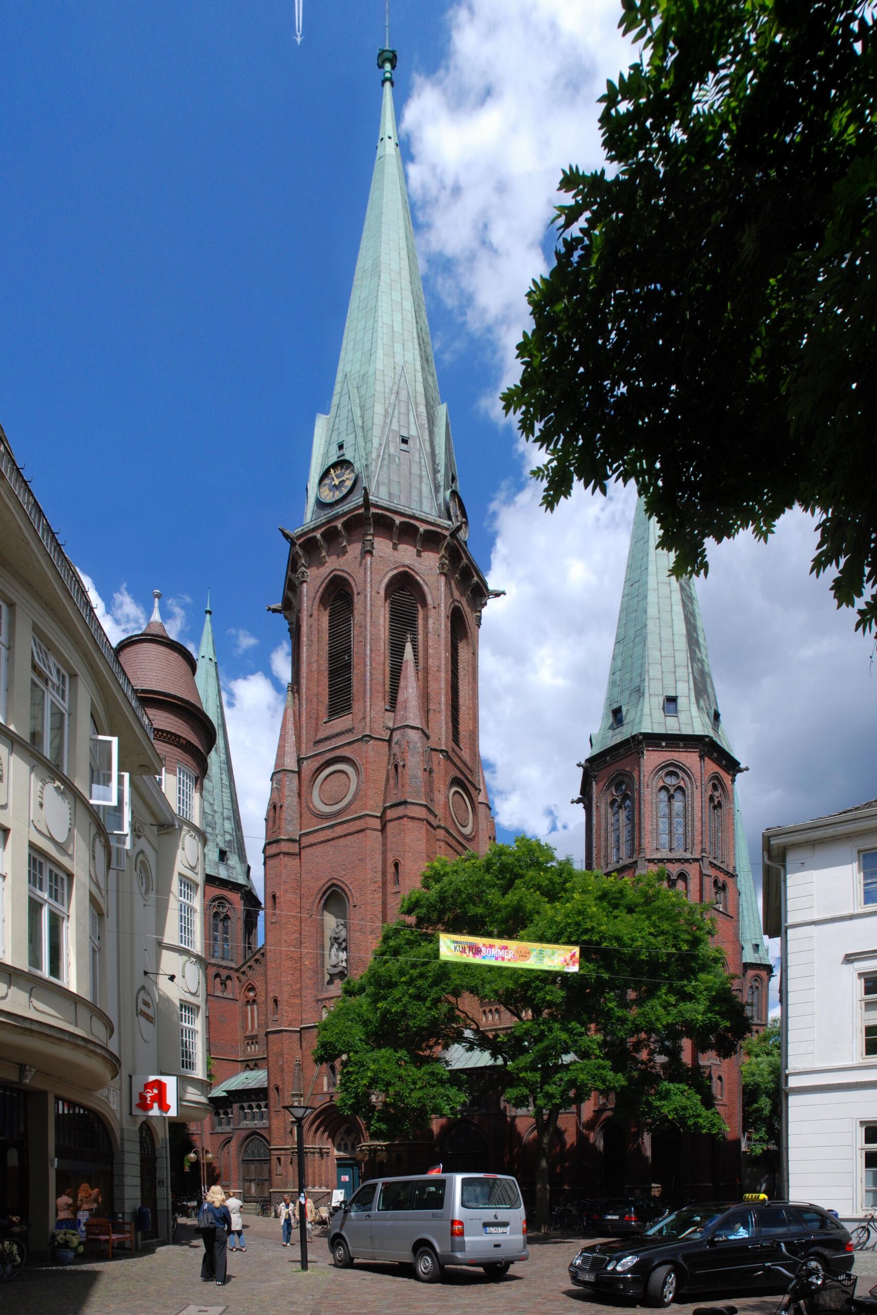 Lambertikirche, Blick vom Kasinoplatz. © Stadtmuseum Oldenburg