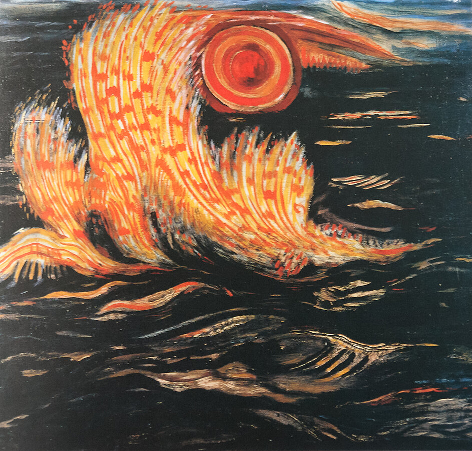 Das Gemälde "Die Welle" von Franz Radziwill, © VG Bild-Kunst, Bonn 2023