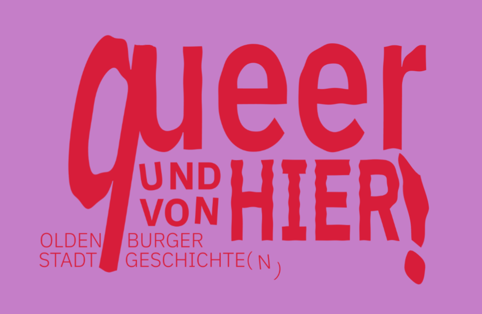 Logo der Ausstellung “Queer und von hier” © Open Objects Collective Logo der Ausstellung "Queer und von hier" © Open Objects Collective