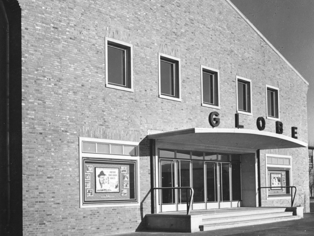 Das Globe-Kino in seinen besten Tagen, undatiert.
