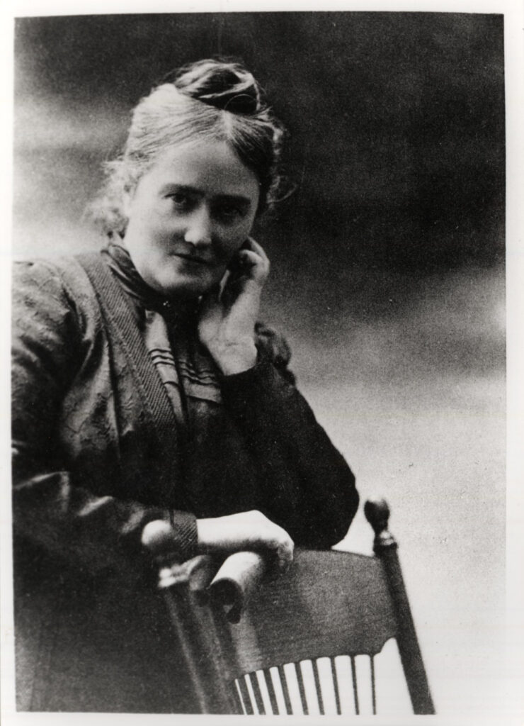 Bild von Helene Lange um 1871.