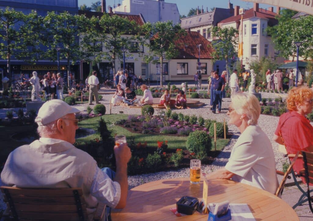 Abb. 6 Der Waffenplatz zeitweise als Garten umgestaltet, 2005.