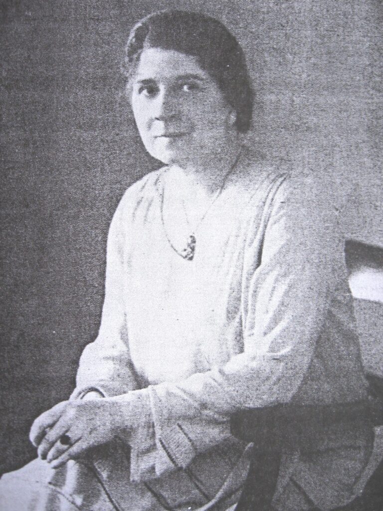 Portrait von Dr. Gertrud Bäumer aus dem Jahr 1928.