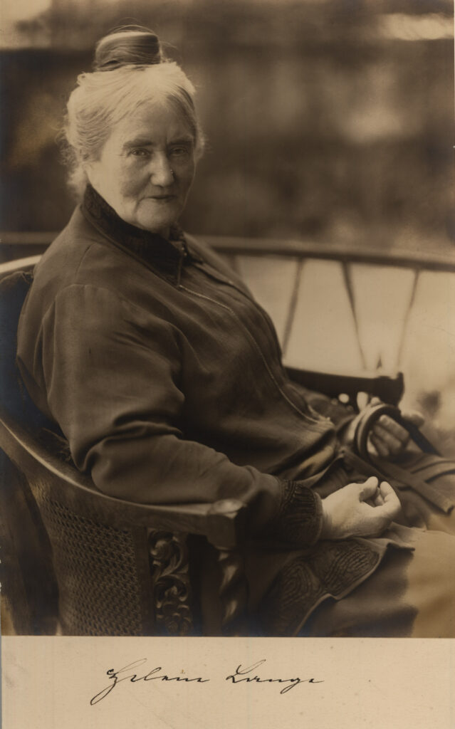 Portrait von Helene Lange aus dem Jahr 1929.