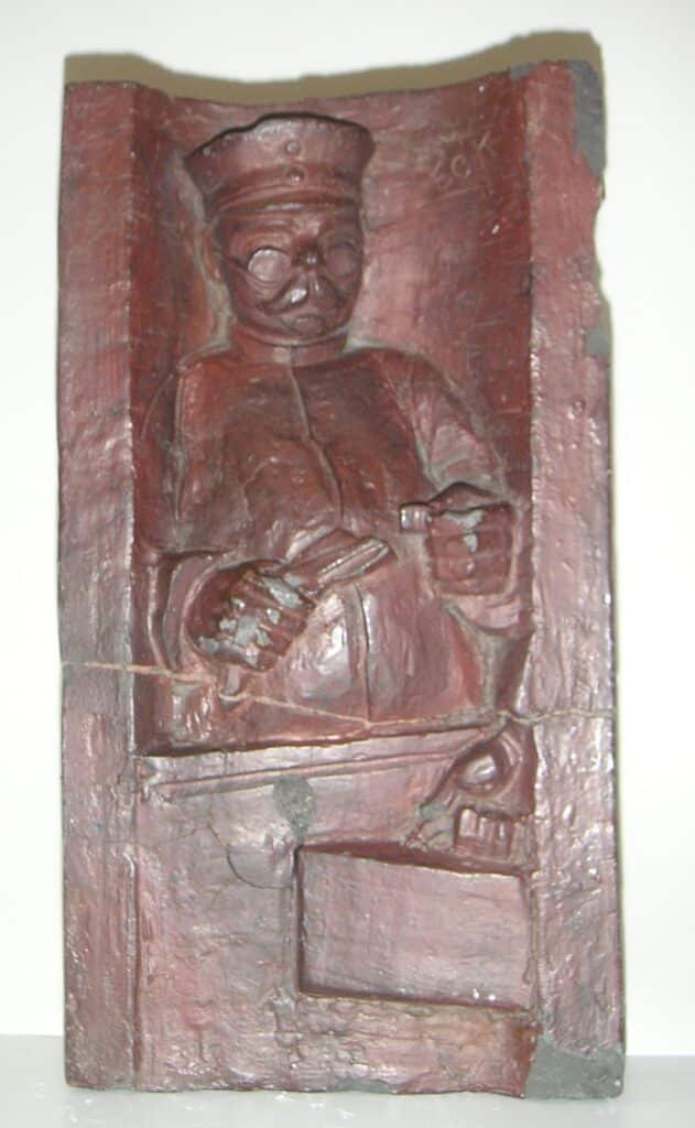 Schaffner, Tonrelief, Elsa Oeltjen-Kasimir (1887-1944).