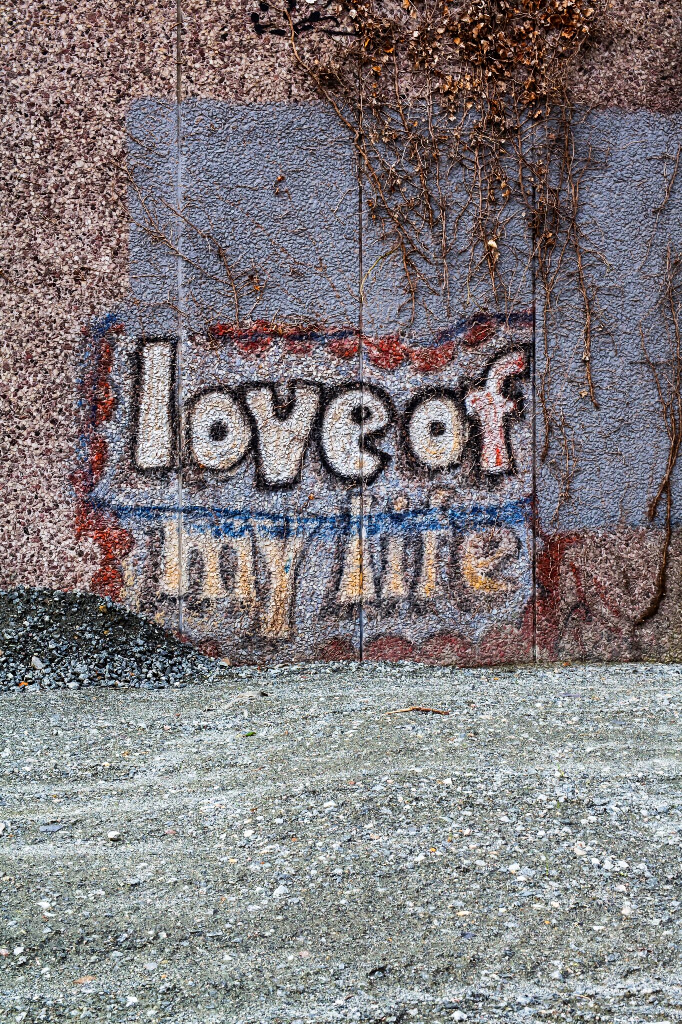 Das love of my life Graffito um 2021 Das love of my life Graffito um 2021