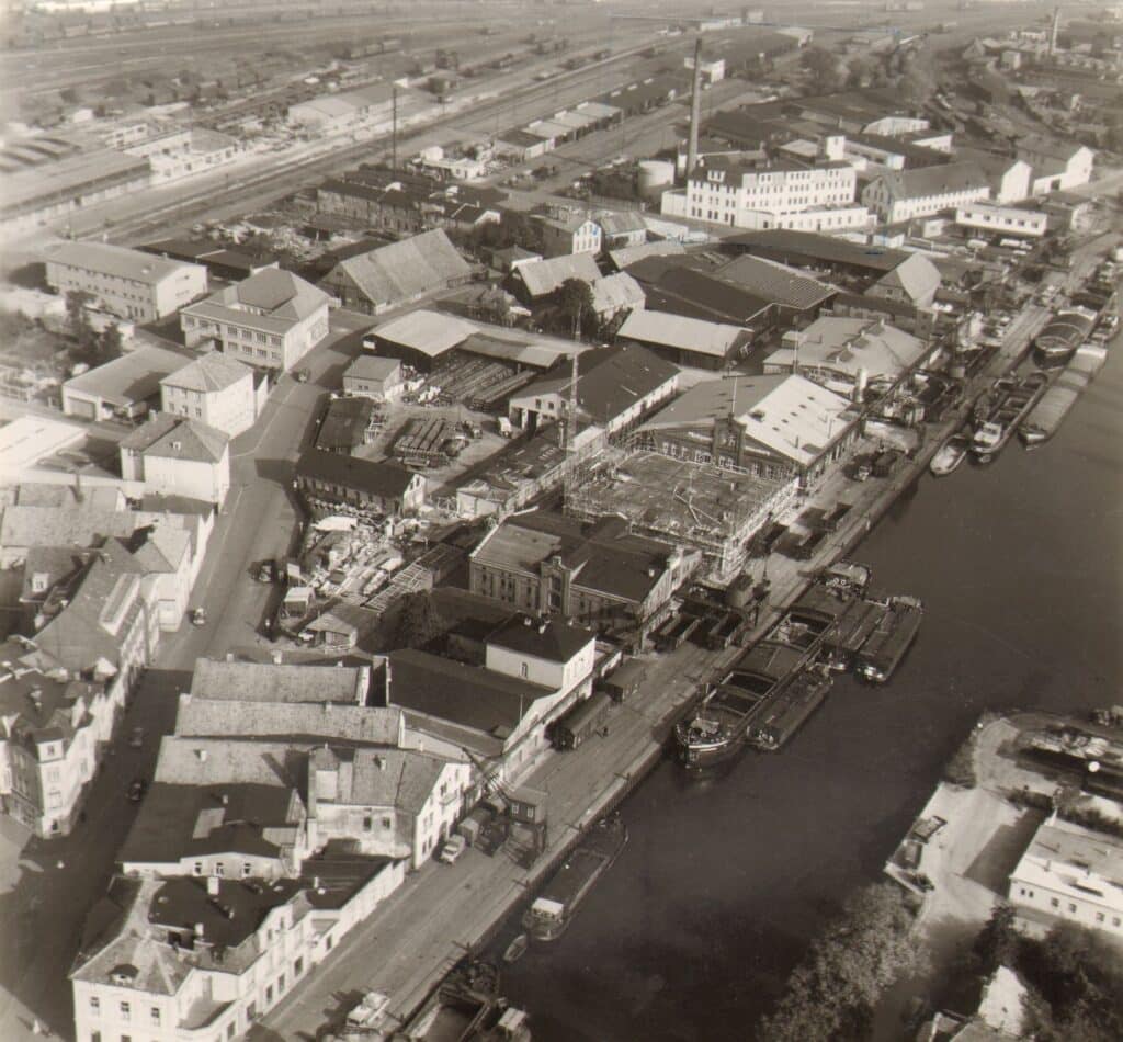 Luftbild Staubogen, ca. 1958.
