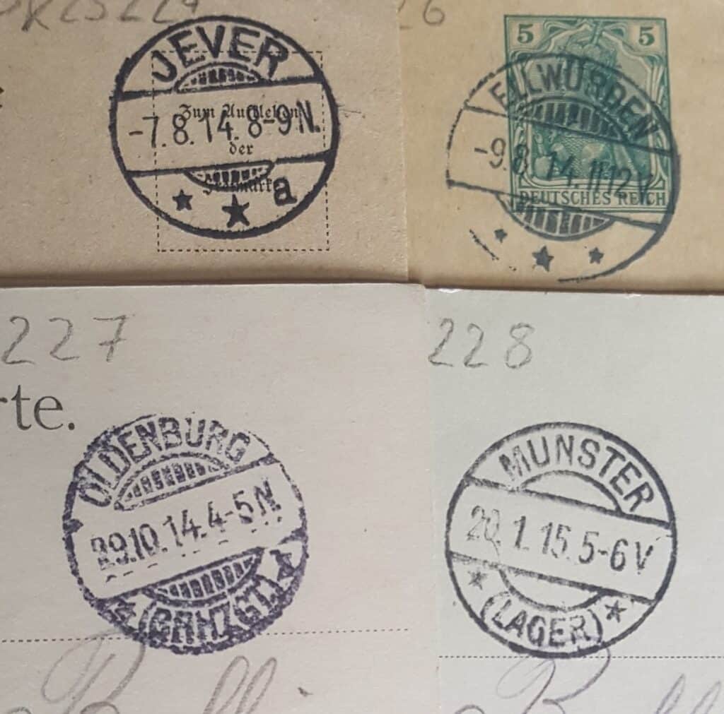 Feldpost Ellwuerden Munster 3 © Stadtmuseum Oldenburg