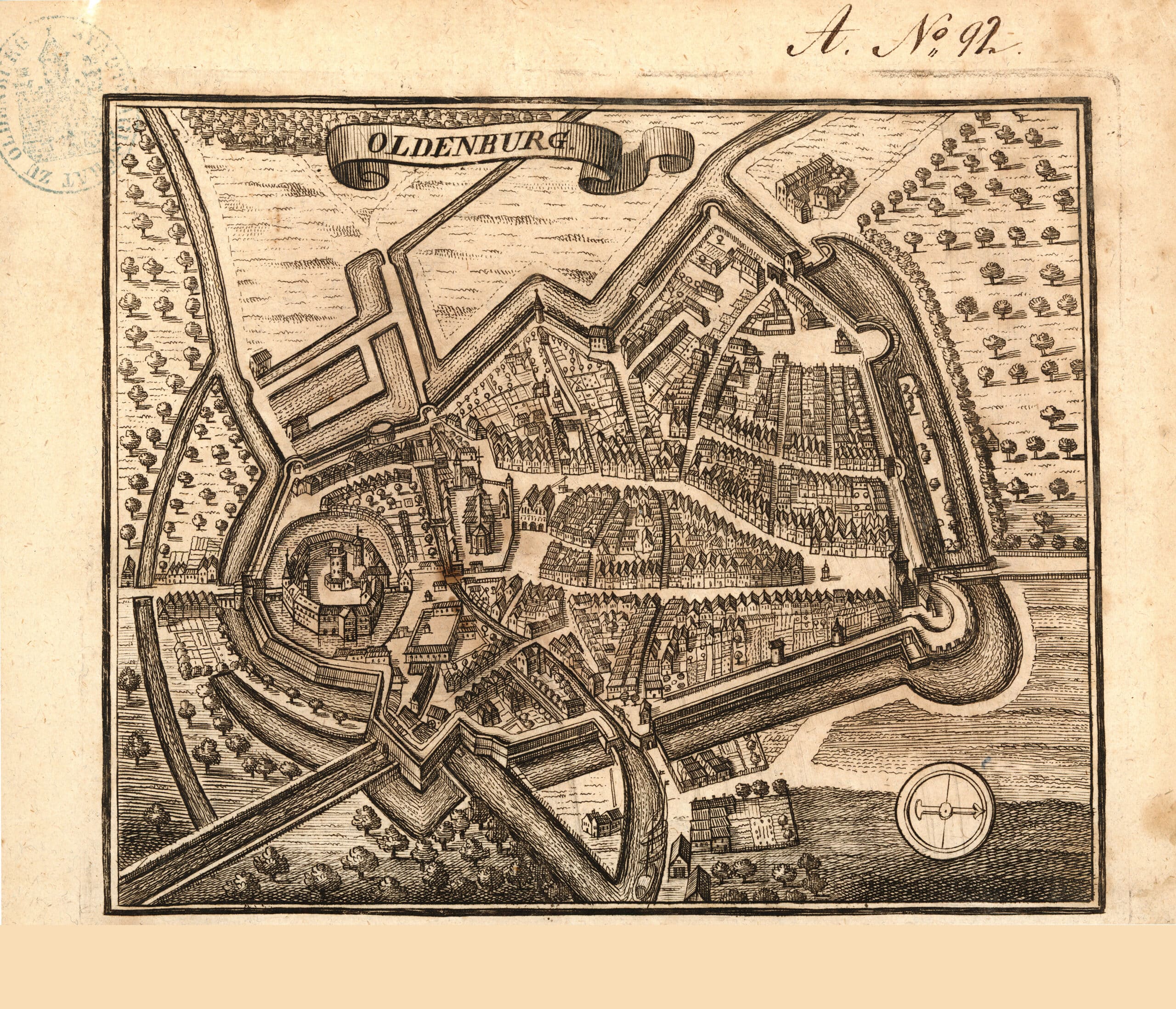 KP 50 Vogelschau Chineser Um 1720 © Stadtmuseum