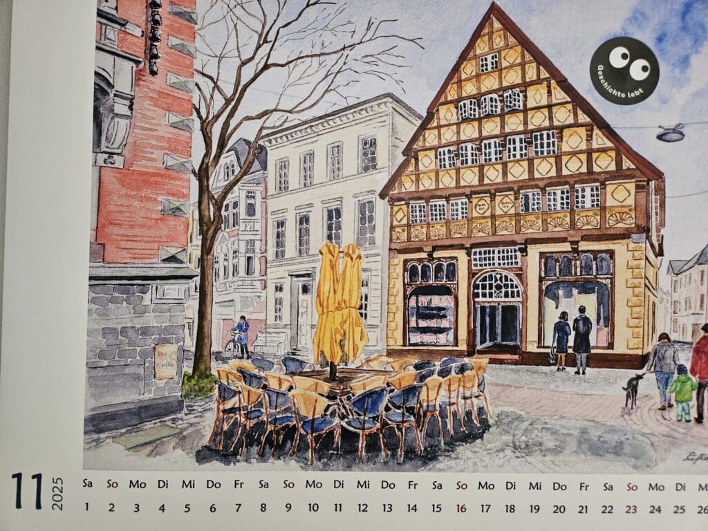 Reinhard Hövel Kalender mit Klebeaugen