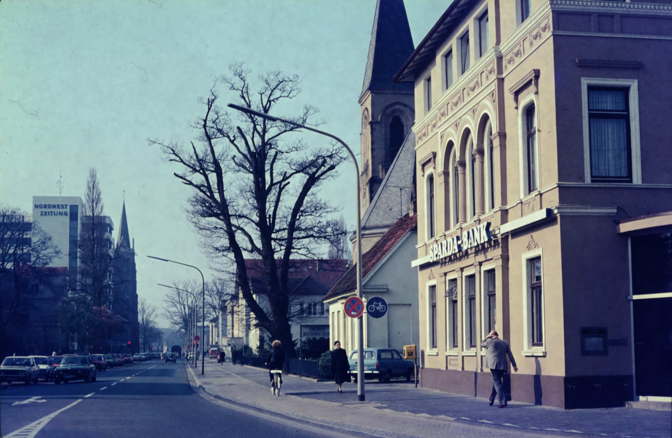BA 11500 Peterstrasse Um 1985 Peterstraße um 1985 © Stadtmuseum Oldenburg.
