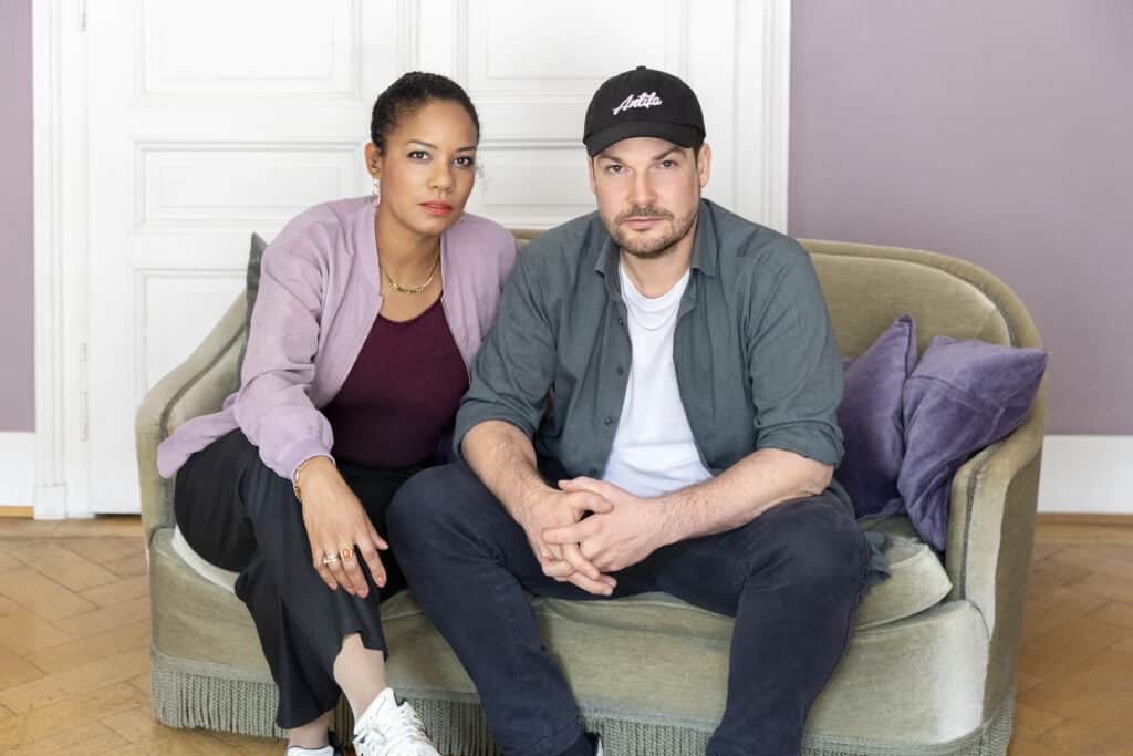 Hadija Haruna Oelker und Max Czollek Hadija Haruna Oelker und Max Czollek